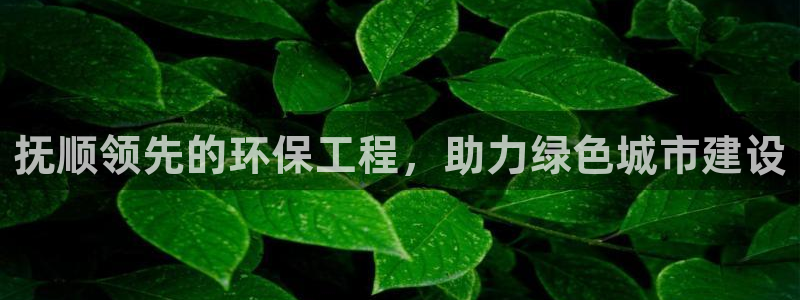 彩名堂计划app新版：抚顺领先的环保