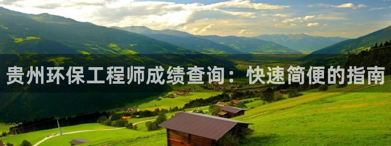 彩名堂网页：贵州环保工程师成绩查询：