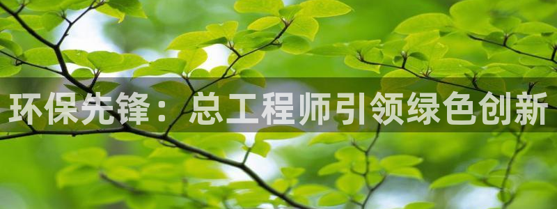 彩名堂全天计划：环保先锋：总工程师引