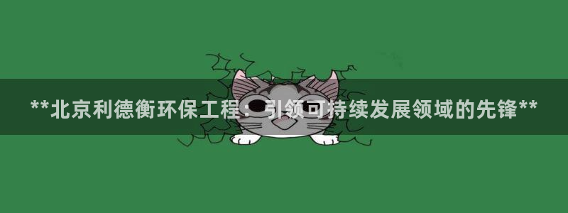 彩名堂预测计划：**北京利德衡环保工
