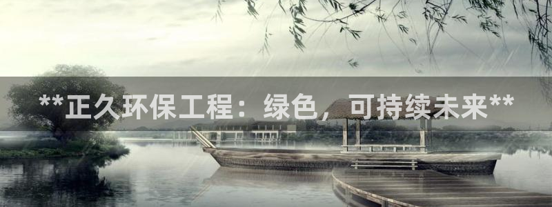 彩名堂计划怎么跟不挂：**正久环保工