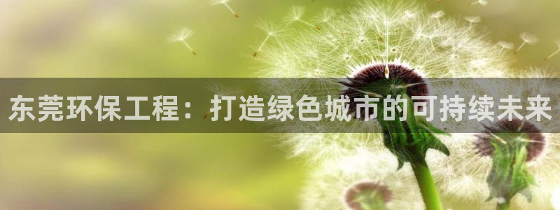 彩名堂计划官网客户端：东莞环保工程：