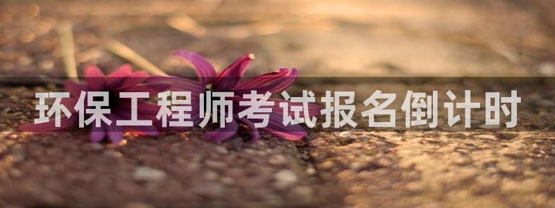 彩名堂官方平台：环保工程师考试报名倒