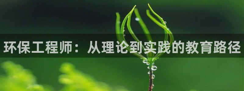 彩名堂最新计划下载地址：环保工程师：从理论到实践的教育路径