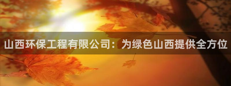 彩名堂为什么用不了了：山西环保工程有