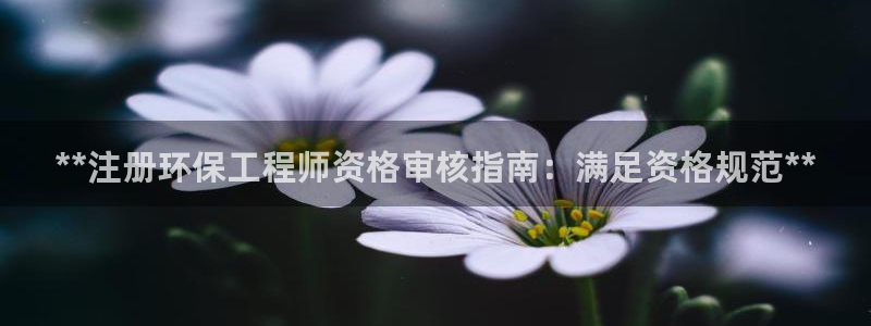 下载苹果手机版彩名堂：**注册环保工程师资格审核指南：满足资
