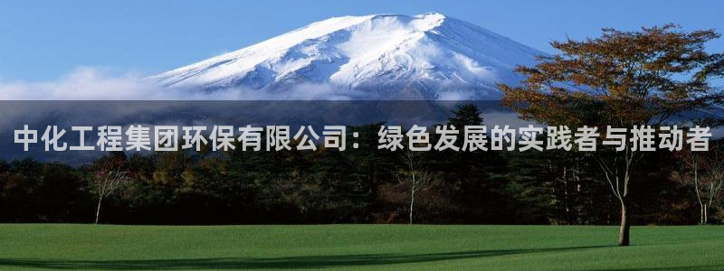 彩名堂官网谁有：中化工程集团环保有限公司：绿色发展的实践者与