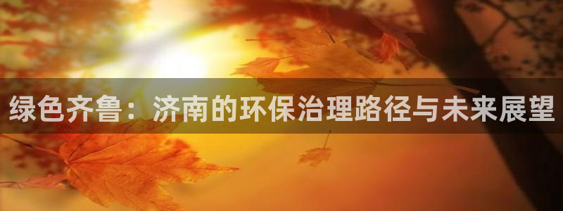 彩名堂怎么选稳定计划：绿色齐鲁：济南的环保治理路径与未来展望